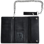 Biker Bifold Chain Wallet Dream Apparel Heavy Duty Credit Card Slots