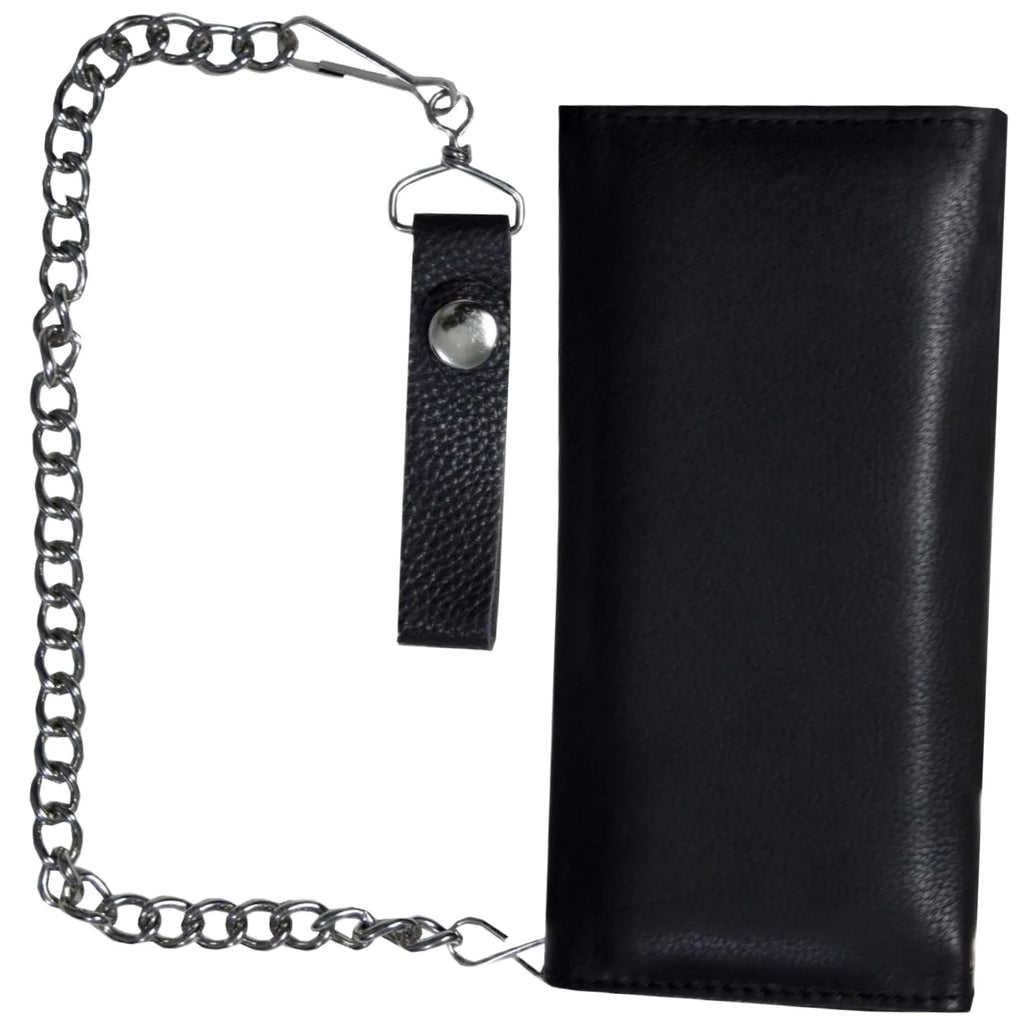 Biker Bifold Chain Wallet Dream Apparel Heavy Duty Credit Card Slots