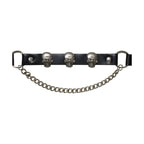 Skull Boot Chains Dream Apparel PVC Leather Like Adjustable 17 Inch Set 2