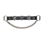 Pow MIA Boot Chains Dream Apparel PVC Leather 17 Inch Adjustable Set