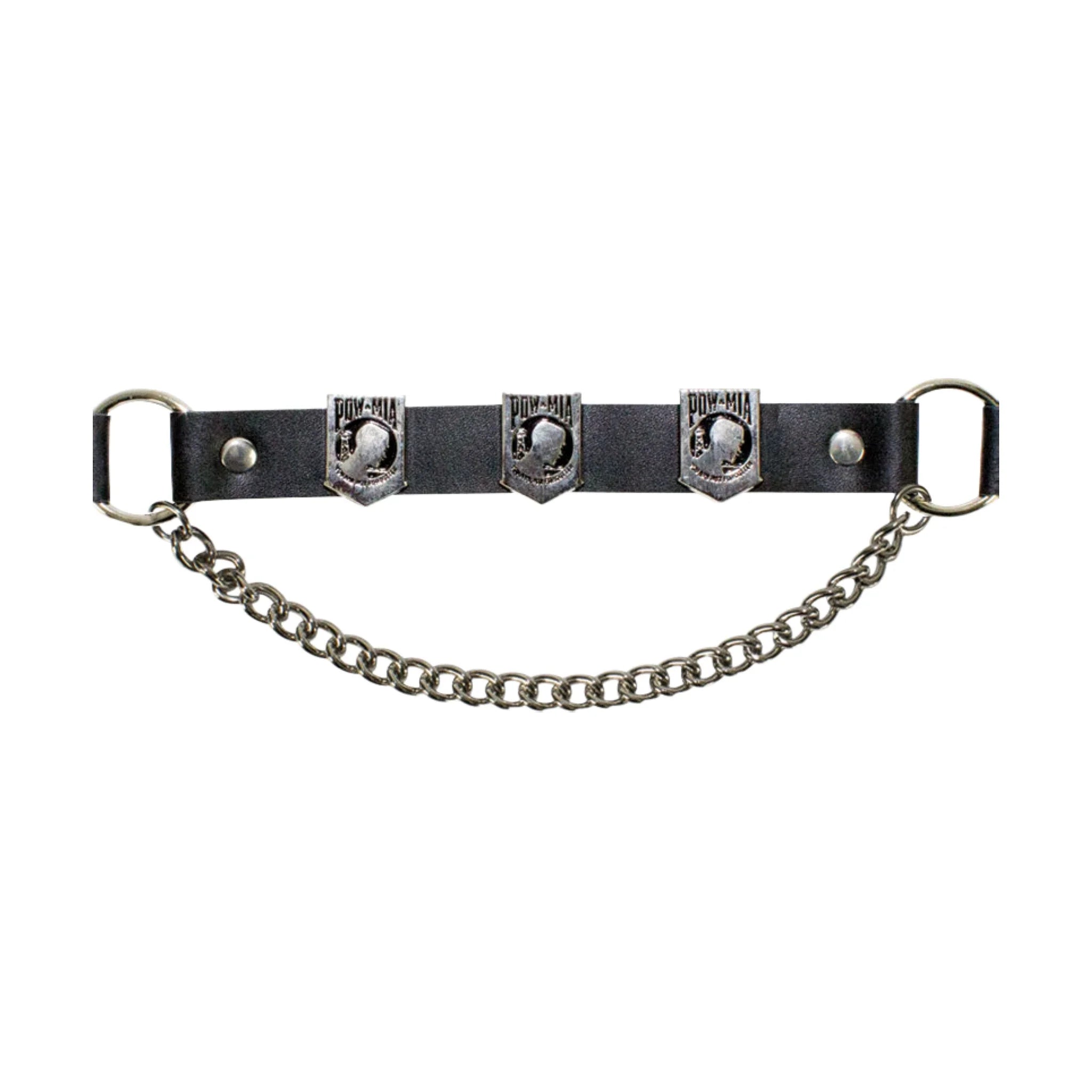 Pow MIA Boot Chains Dream Apparel PVC Leather 17 Inch Adjustable Set