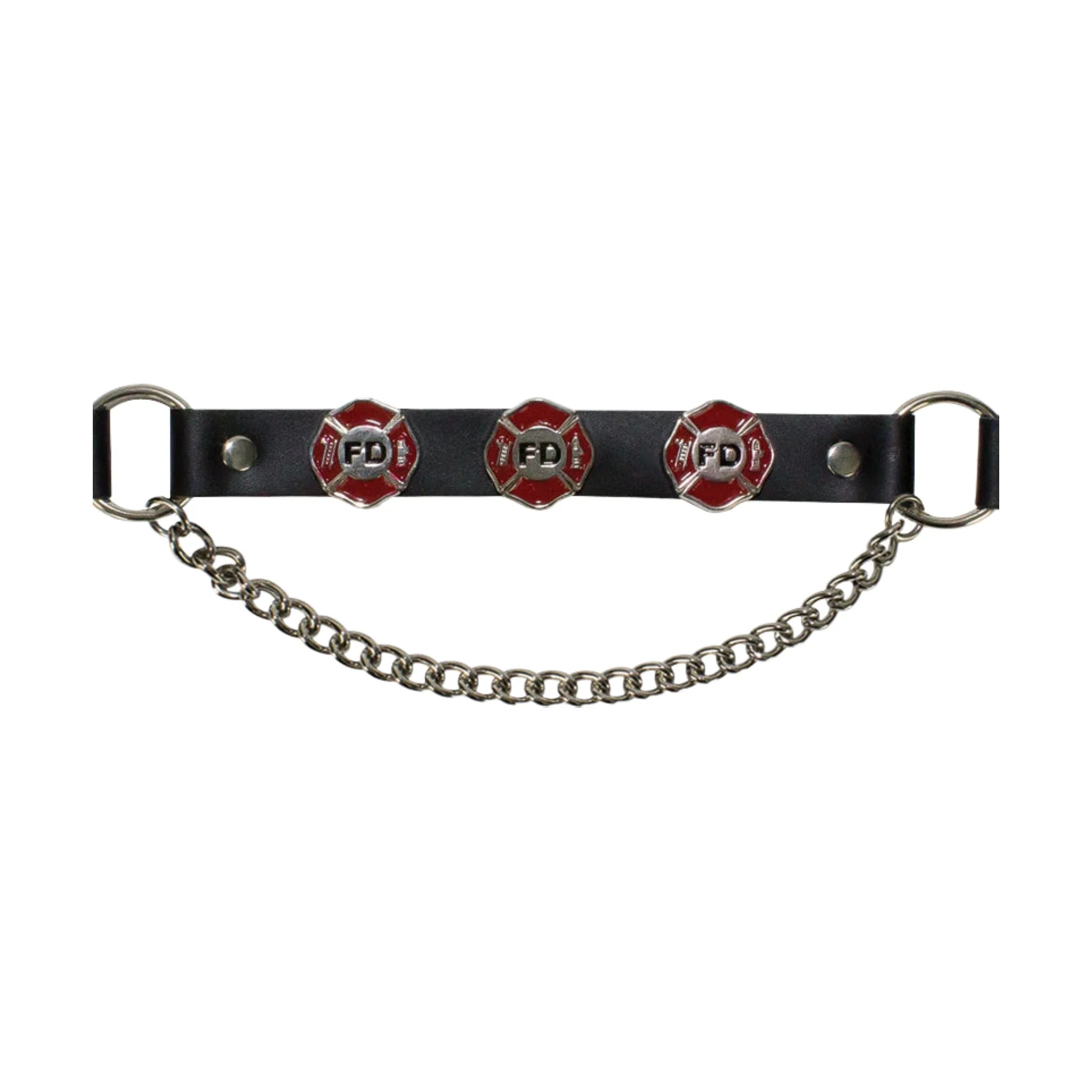 Fire Department Boot Chains Dream Apparel PVC Adjustable Chrome Chain Set