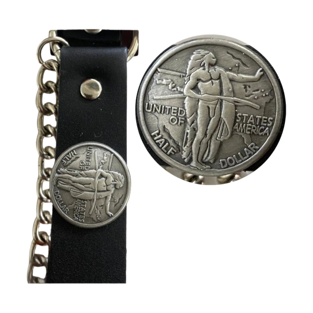 Boot Chain Adjustable Leather Strap Durable Western Cowboy Boot Accessory