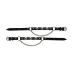 Buffalo Nickel Boot Chain Dream Apparel Adjustable PVC Leather Chrome Chain Set