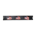 American Flag Boot Chains Dream Apparel 17 Inch Adjustable PVC Leather Look