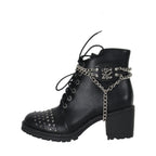 Chrome Rose Boot Chain