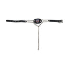 Dont Tread On Me Logo Boot Chain Triple Chrome Chains Durable PVC Strap