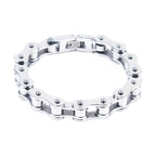3/8 Inch Stainless Steel Single Link Chain Bracelet Durable Secure Clasp