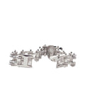 Stainless Steel Bracelet Skull Centerpiece Fold Clasp Polished 1 Inch Wide