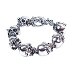 Stainless Steel Bracelet With Cyborg Eyes