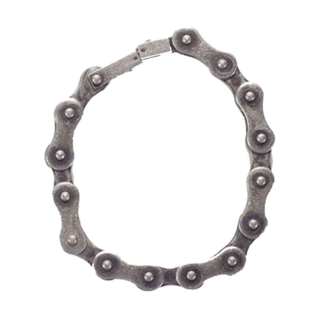 Motorcycle Chain Bracelet Brushed Stainless Steel Matte Finish Fold Clasp 3 Sizes