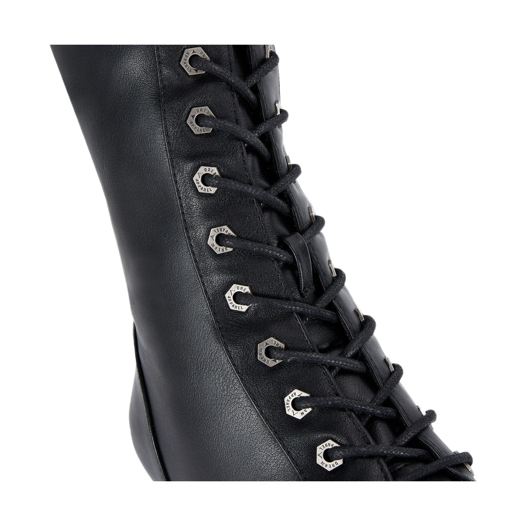 Womens Knee High Laced Boots By Dream Apparel® Zipper on Side