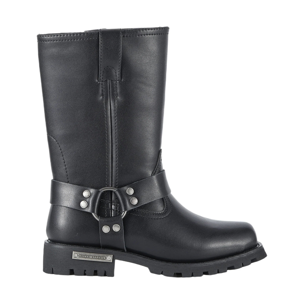 Women Biker Boots,  Straps & Ring on Ankle