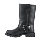 Women Biker Boots,  Straps & Ring on Ankle
