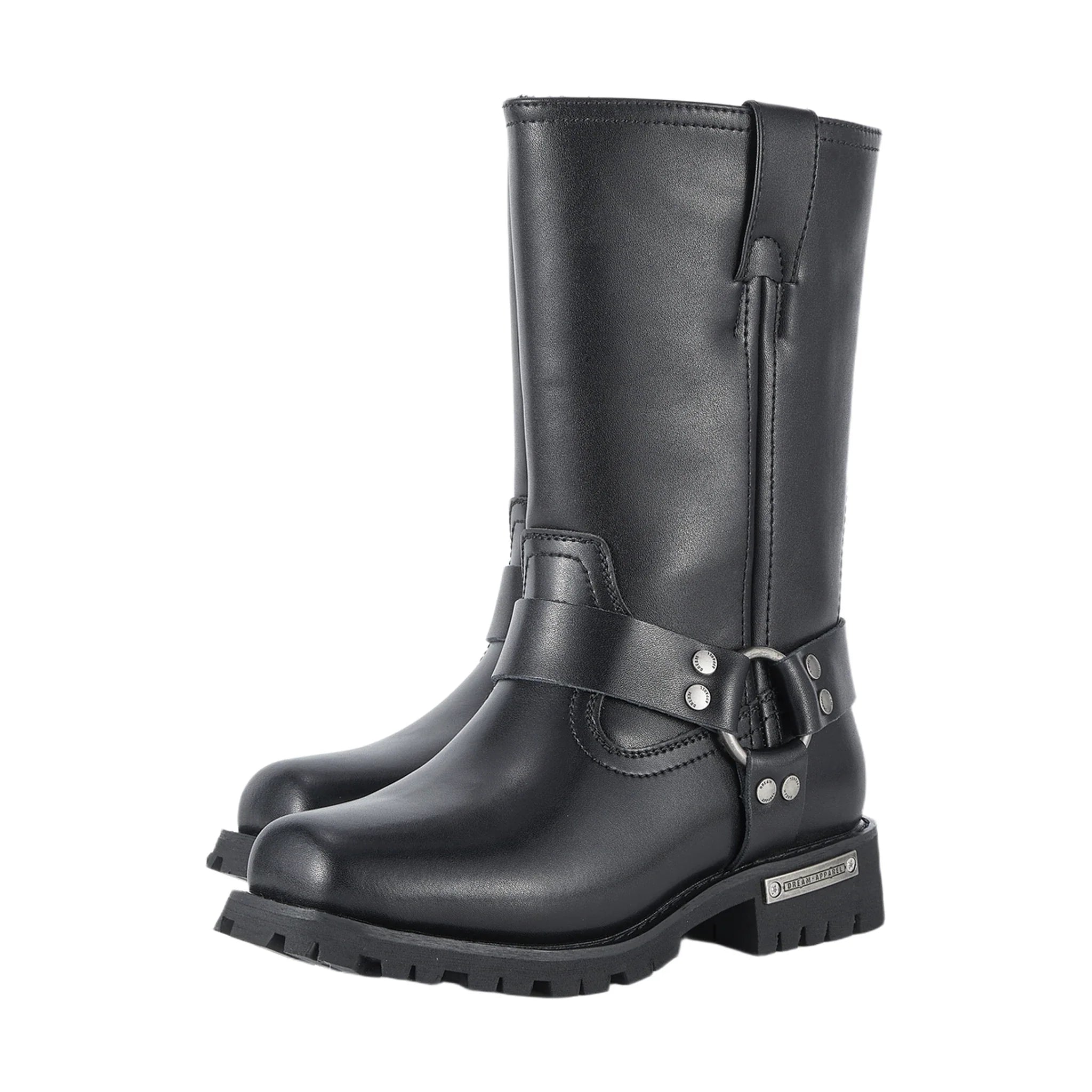 Women Biker Boots,  Straps & Ring on Ankle