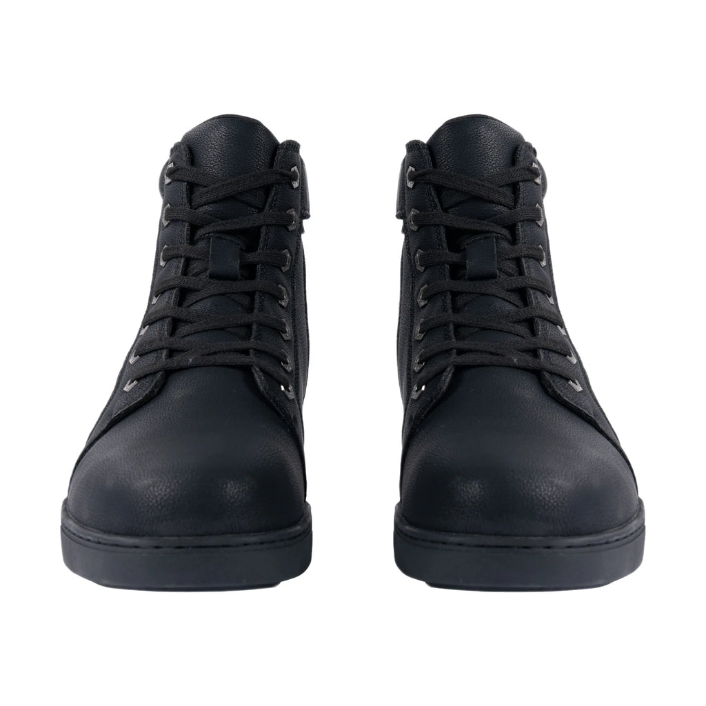 Motorcyle Men's Biker Boots Straps & Ring on Ankle