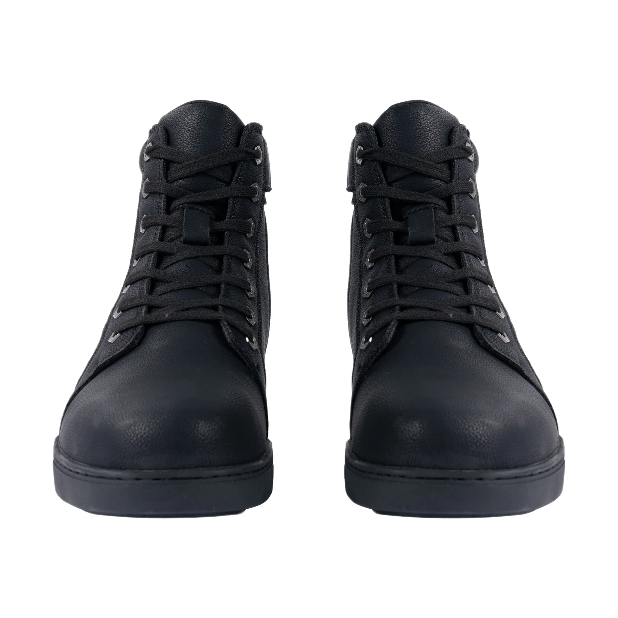 Motorcyle Men's Biker Boots Straps & Ring on Ankle