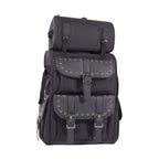 Dream Apparel Medium Size Motorcycle Sissy Bar Bag With Studs