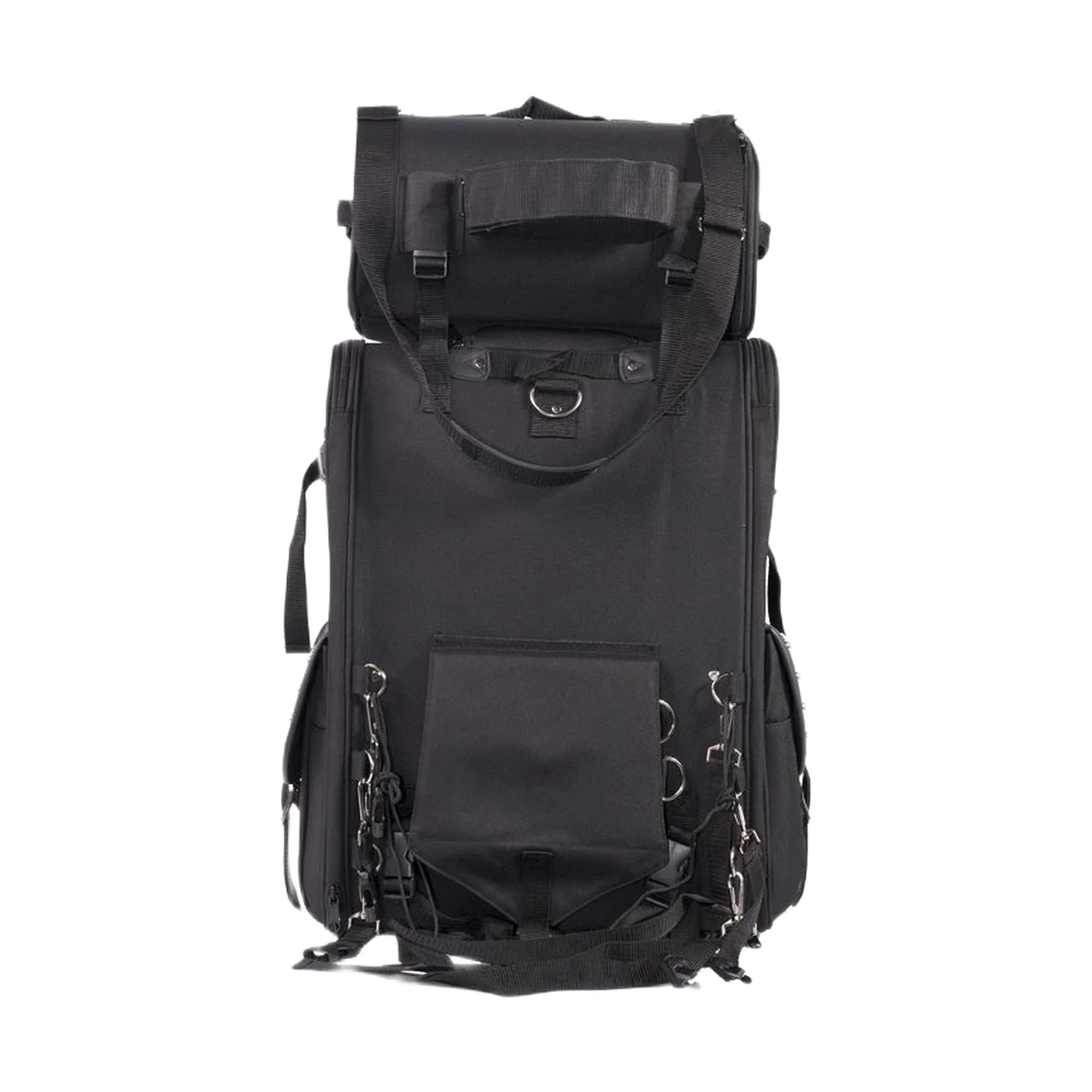 Dream Apparel Large PVC Motorcycle Sissybar Bag With Studs