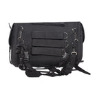 Dream Apparel Large PVC Motorcycle Sissybar Bag With Studs