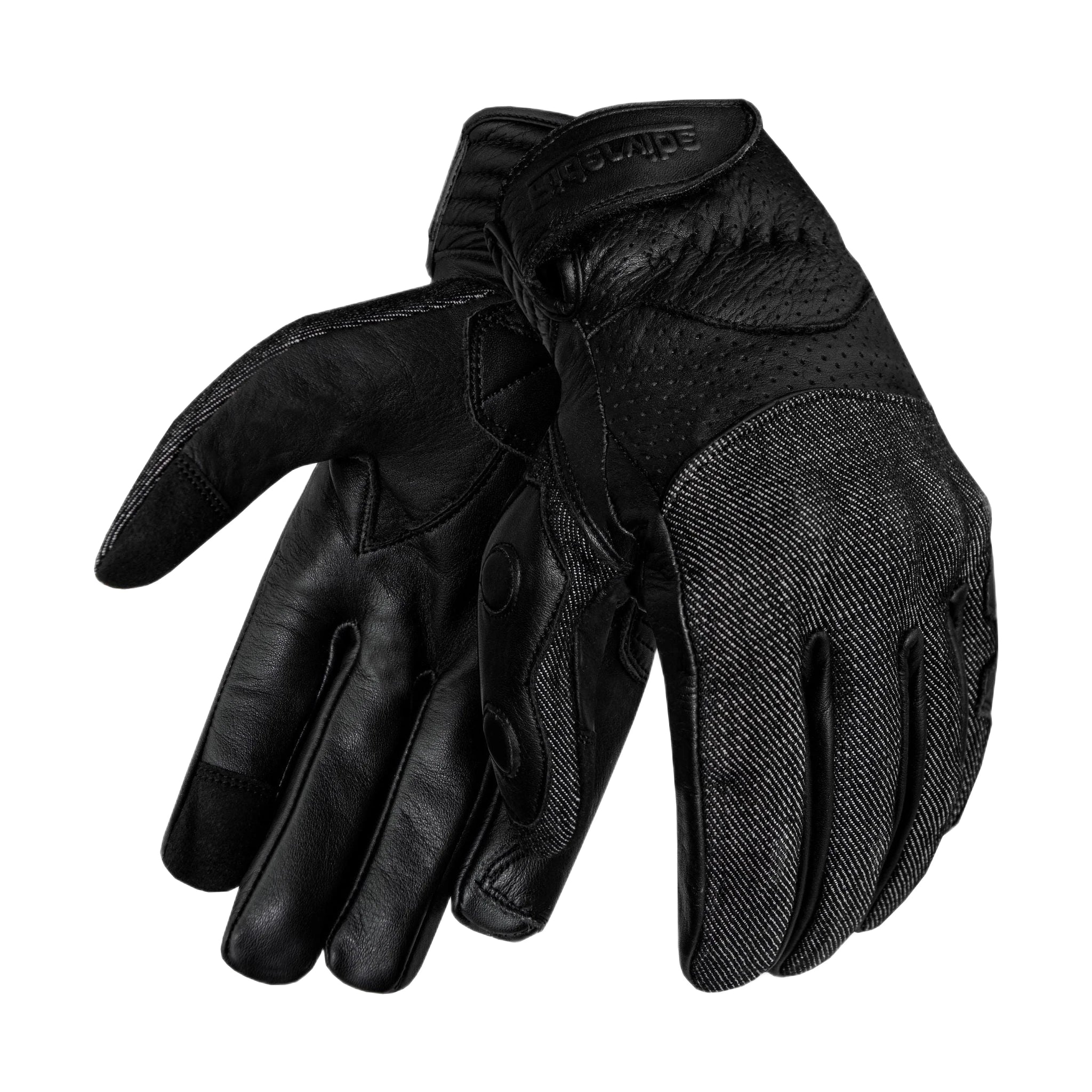 Dream Apparel Leather and Denim combination gloves