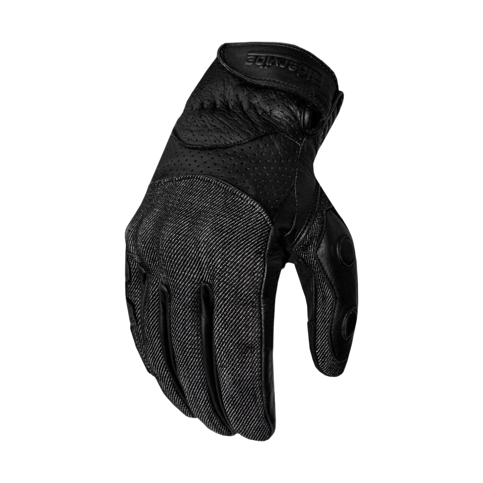 Dream Apparel Leather and Denim combination gloves