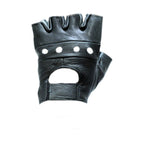 Motorcycle Fingerless Gloves Comfortable Riding Gear Unisex Black