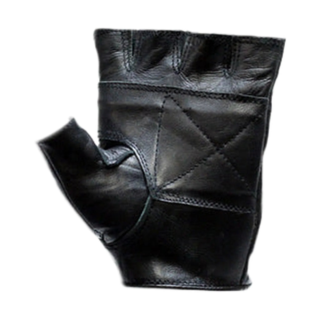 Studded Motorcycle Fingerless Gloves