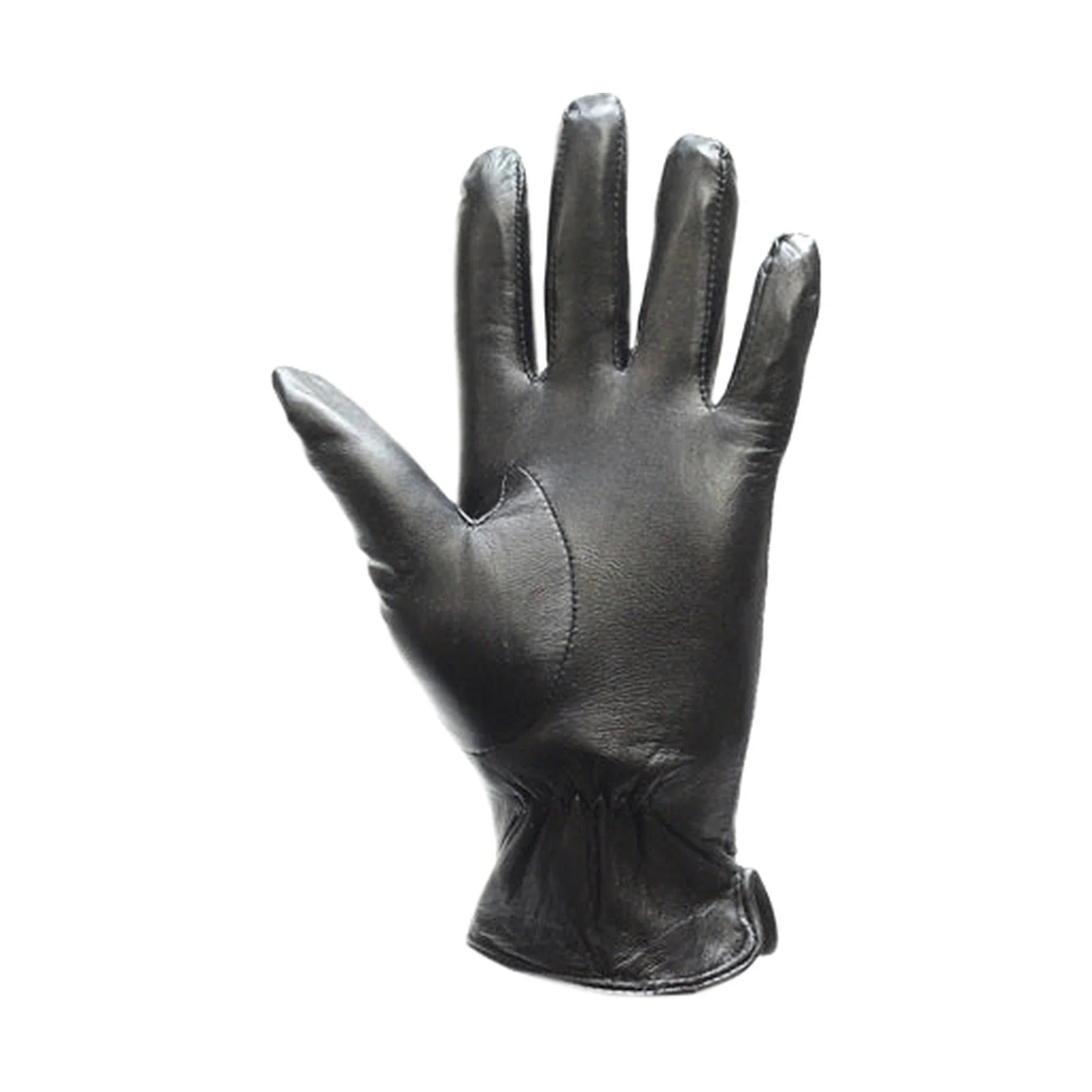 Full Finger Womens Leather Gloves Soft Lined Biker Riding Winter Small Fit