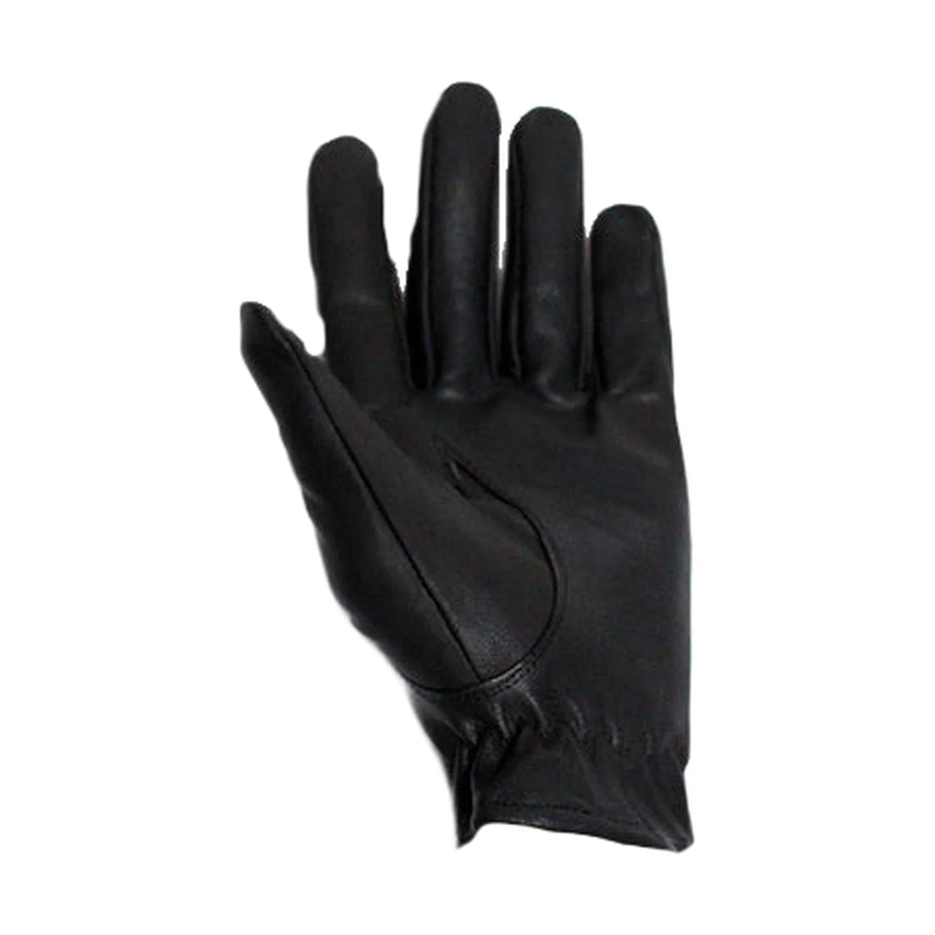 Lined Leather Gloves With Zipper