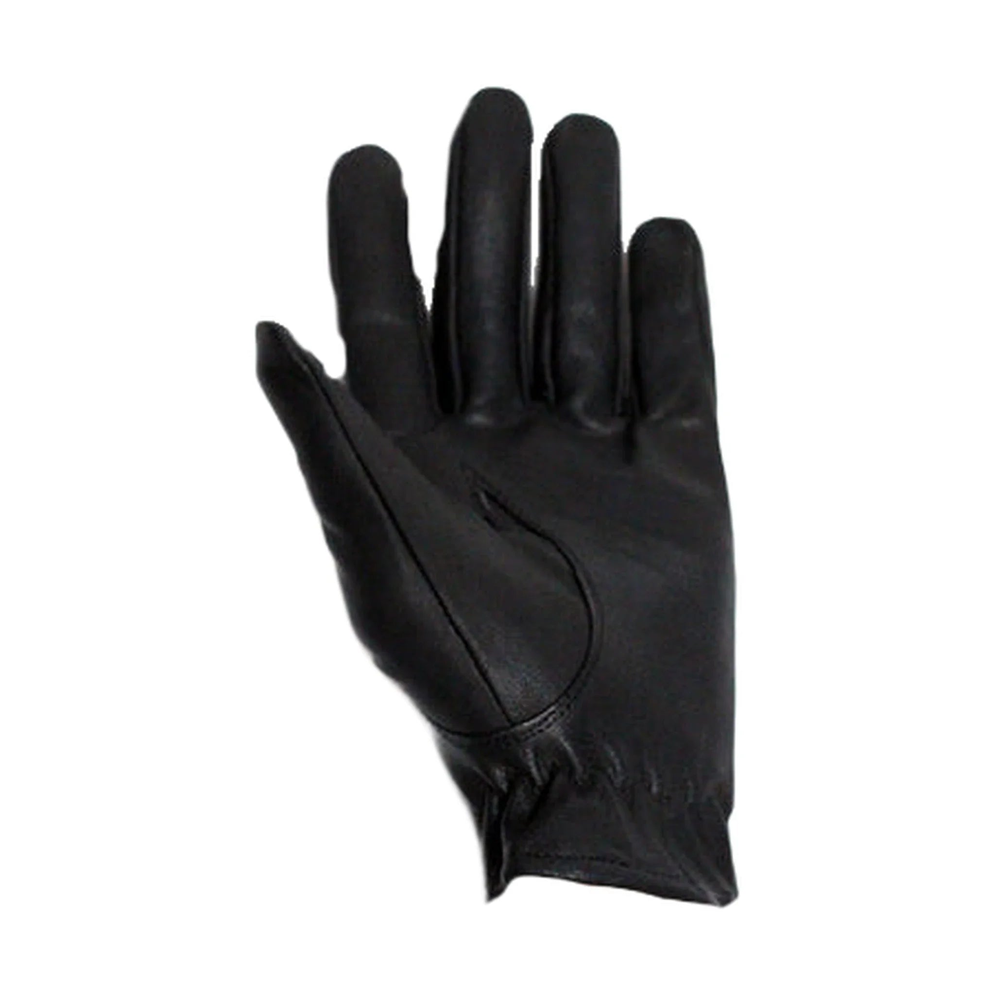Lined Leather Gloves With Zipper