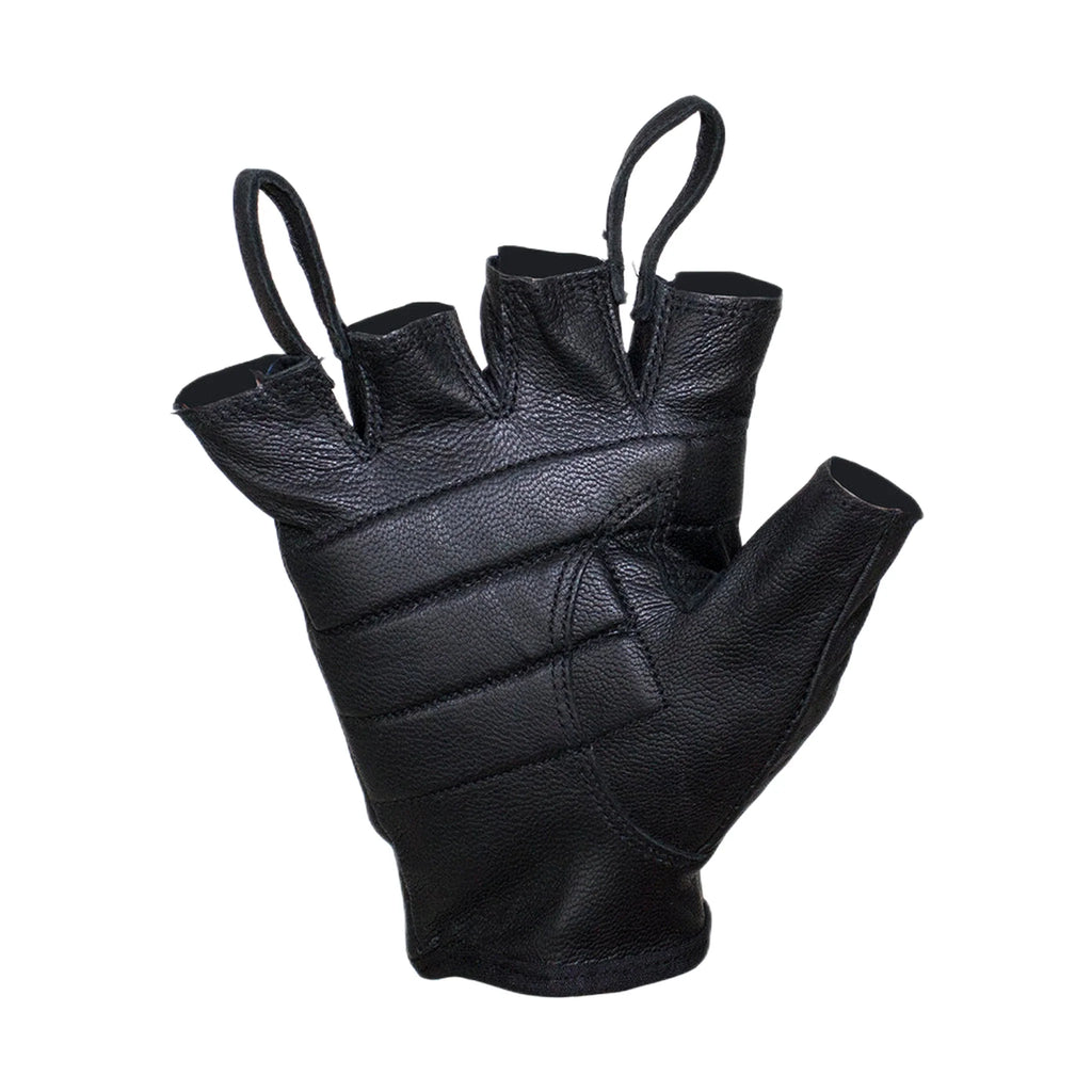 Nappa Leather Fingerless Riding Gloves