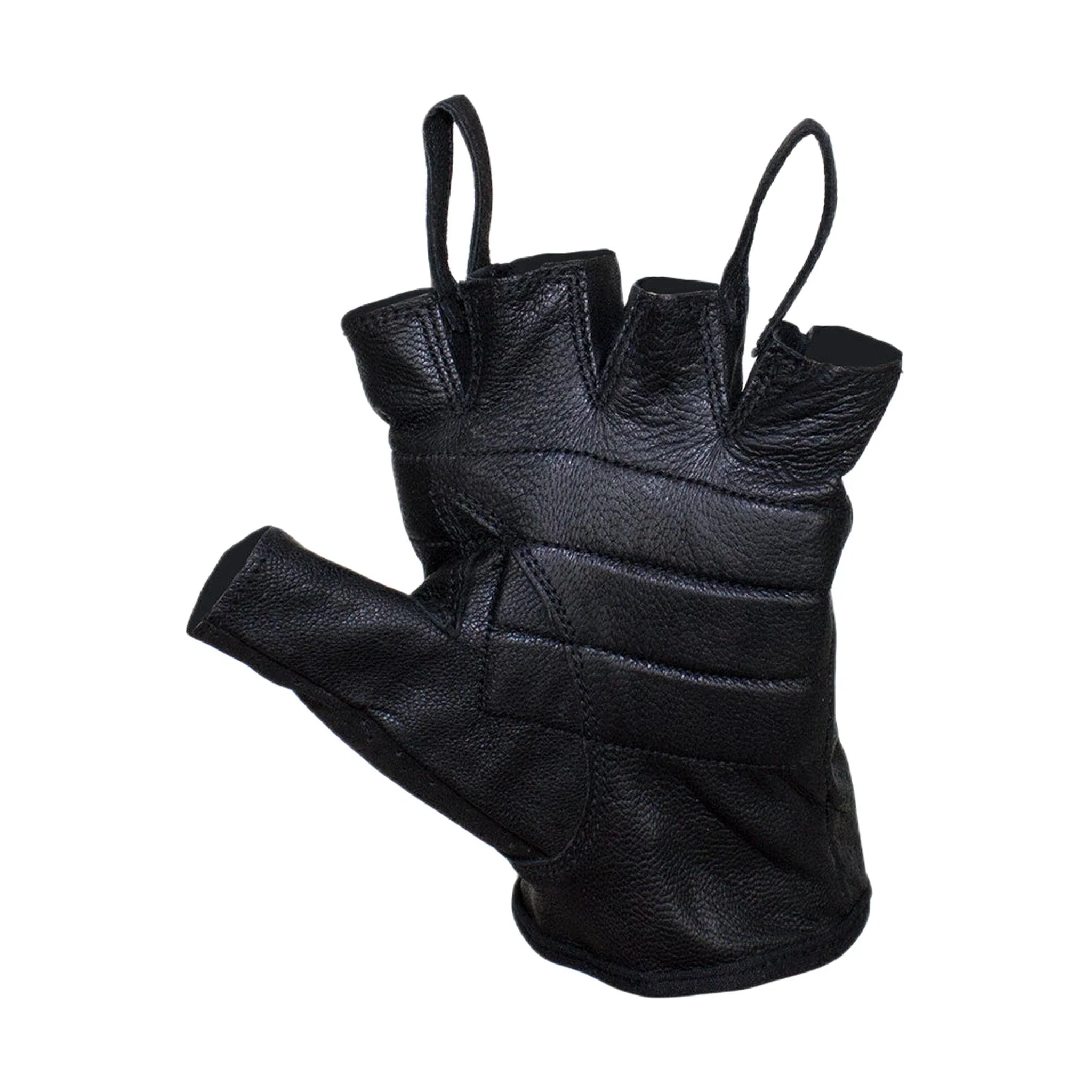 Nappa Leather Fingerless Riding Gloves
