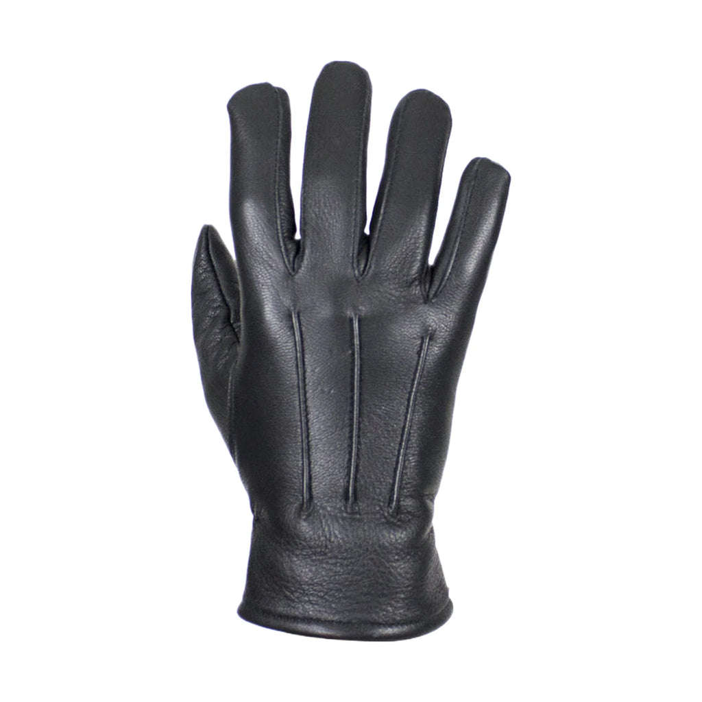 Ladies Black Deer Skin Leather Gloves Cold Weather Riding Stylish Fit