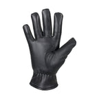 Ladies Black Deer Skin Leather Gloves Cold Weather Riding Stylish Fit