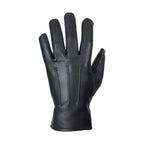 Ladies Deer Skin Leather Gloves - Black