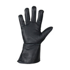Full Finger Deer Skin Motorcycle Gloves Genuine Leather Adjustable Strap