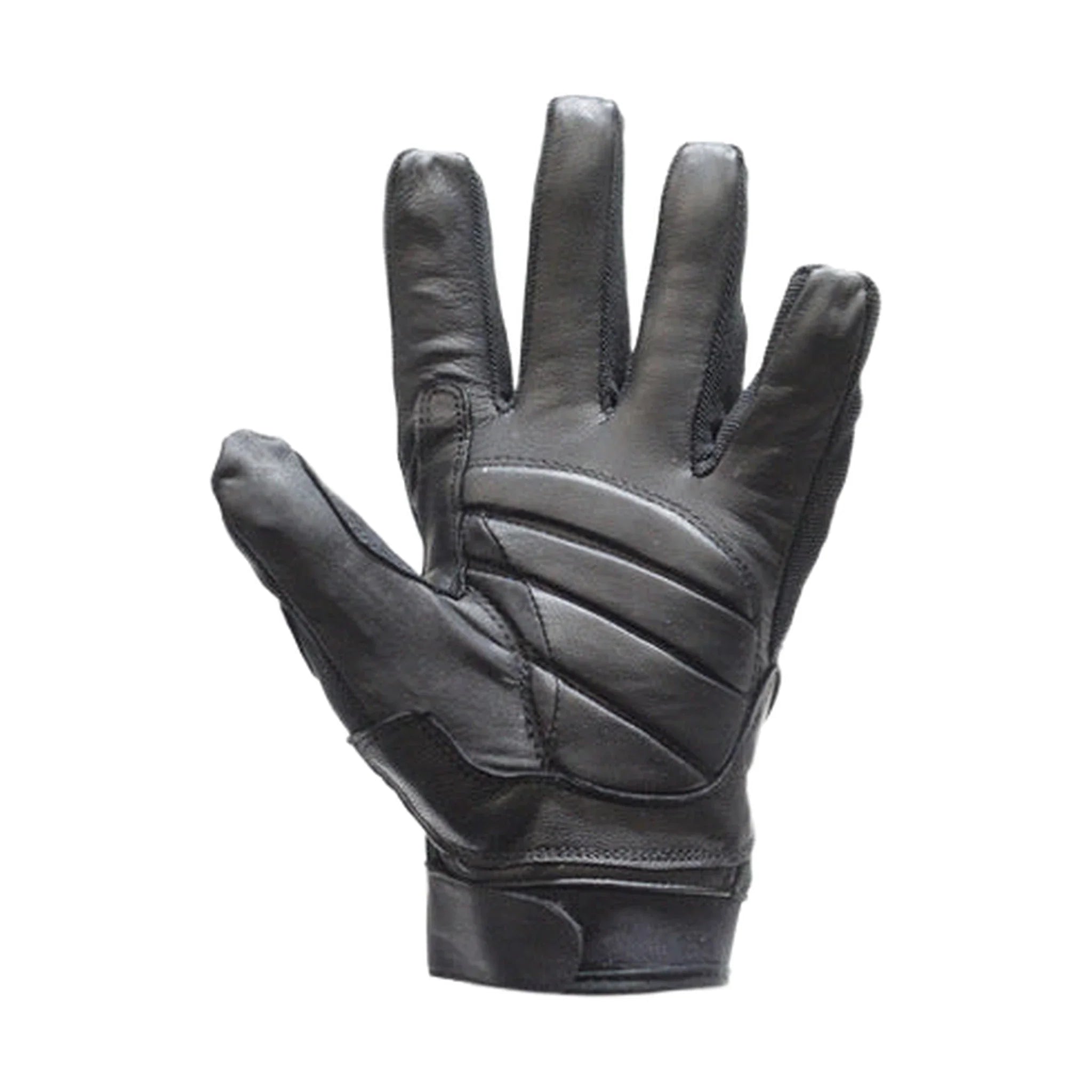 Leather Motorcycle Gloves With Mesh Hard Knuckle Protector Gel Palm Airvents