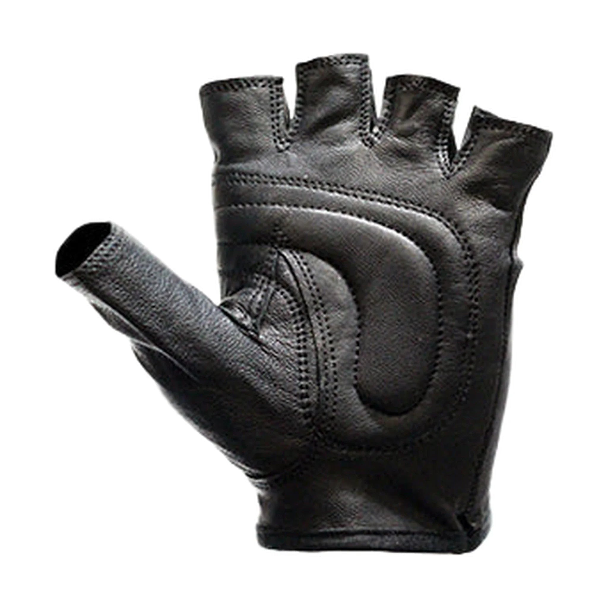 Leather Fingerless Riding Gloves