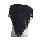 Women Poncho  With Fringes