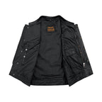 Dream Apparel Women Motorcycle Leather CLUB VEST Butter Soft Thick Leather