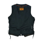 Women's Brown Studded Vest
