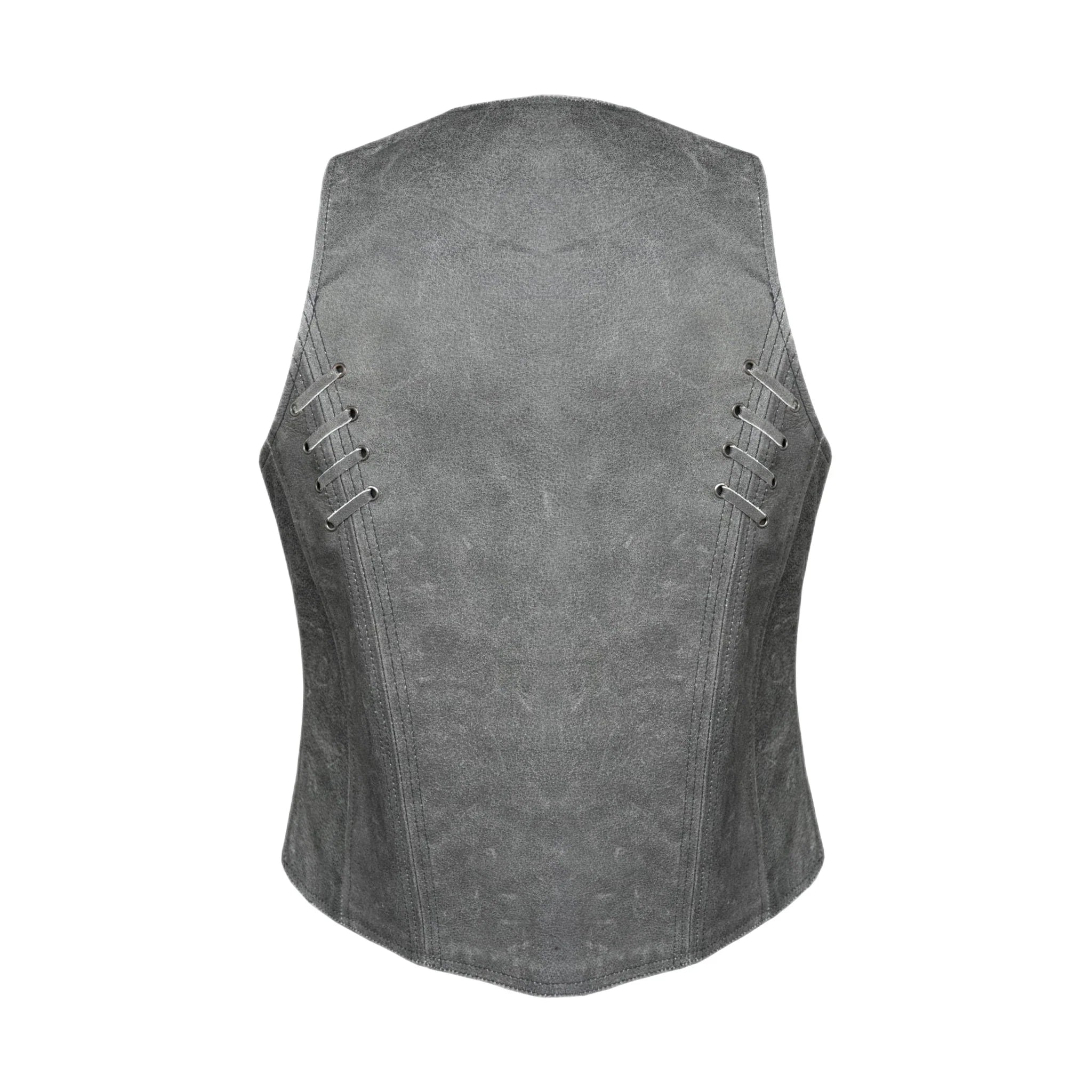 Dream Apparel Women Vest Grey Conceal Carry Pockets