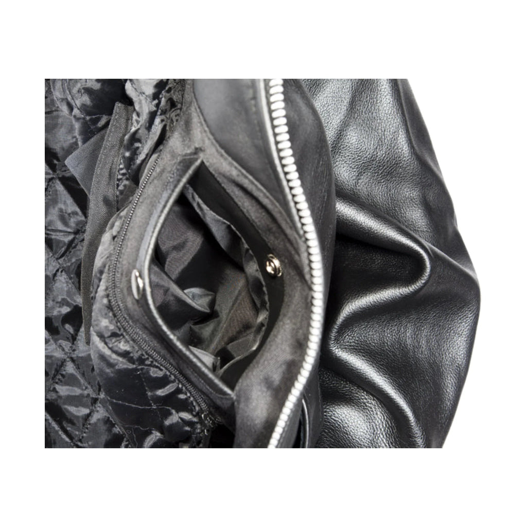 Mens Cowhide Leather Motorcycle Jacket Dream Apparel Full Back Panel Patch Vest