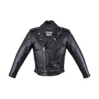Mens Motorcycle Jacket Dream Apparel Leather Snap Collar Belt Quilted Lining