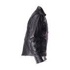 Mens Motorcycle Jacket Top Grade Soft Leather Removable Zipout Lining Airvents