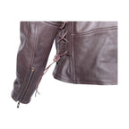 Mens Retro Black Motorcycle Jacket Dream Apparel Cowhide Leather American Eagle