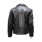 Mens Pistol Pete Genuine Cowhide Leather Jacket Dream Apparel Quilted Liner
