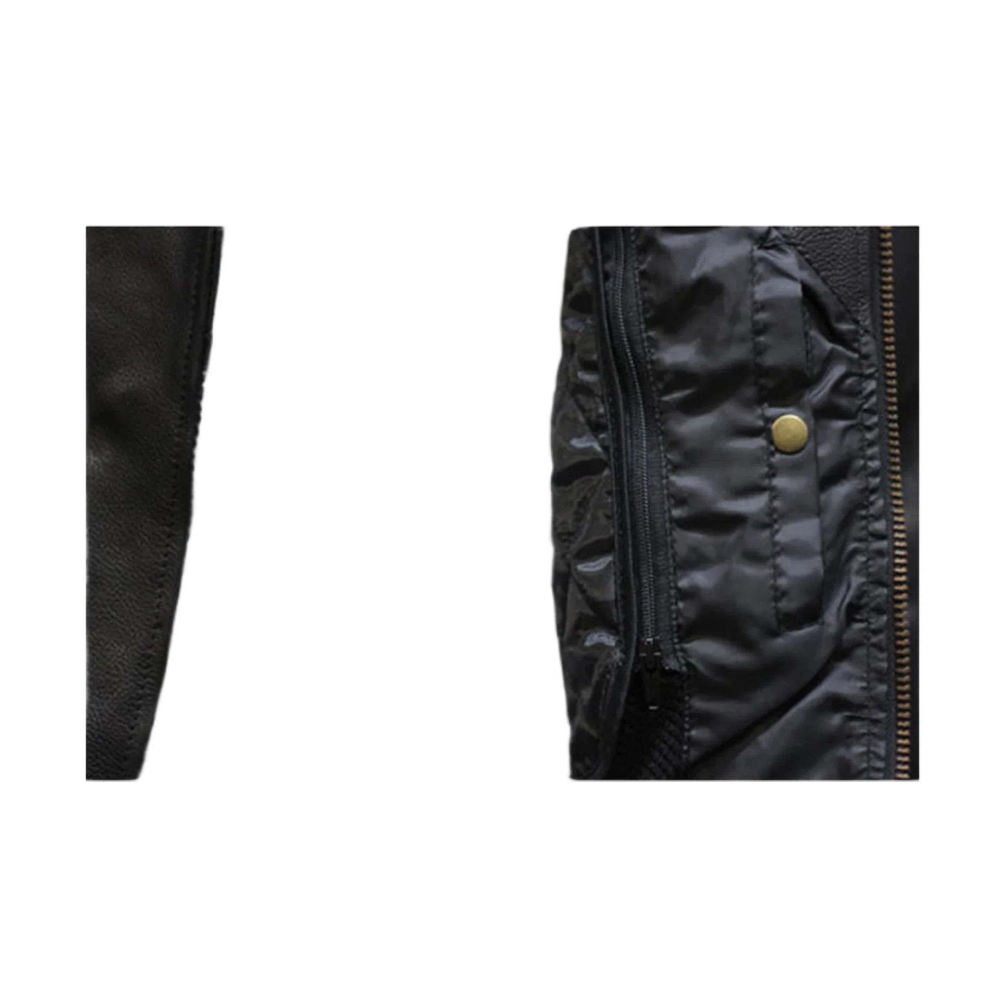 Mens Pistol Pete Motorcycle Jacket Dream Apparel Genuine Cowhide Leather Airvent