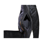 Men's Premium Naked Cowhide Leather Racer Motorcycle Jacket Zipper Front